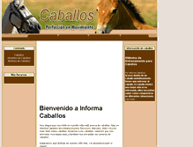 Tablet Screenshot of caballos.1informa.com